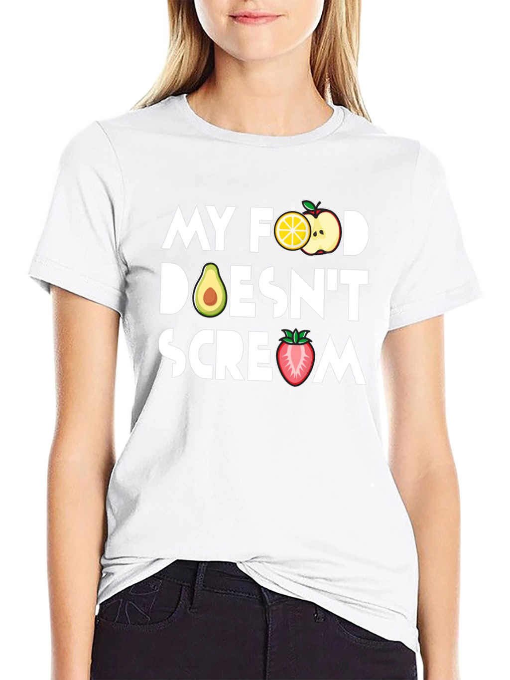 Vegan T-Shirt - My Food Doesnt Scream