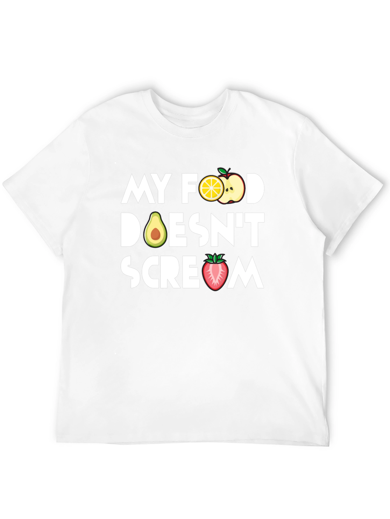 Vegan T-Shirt - My Food Doesnt Scream