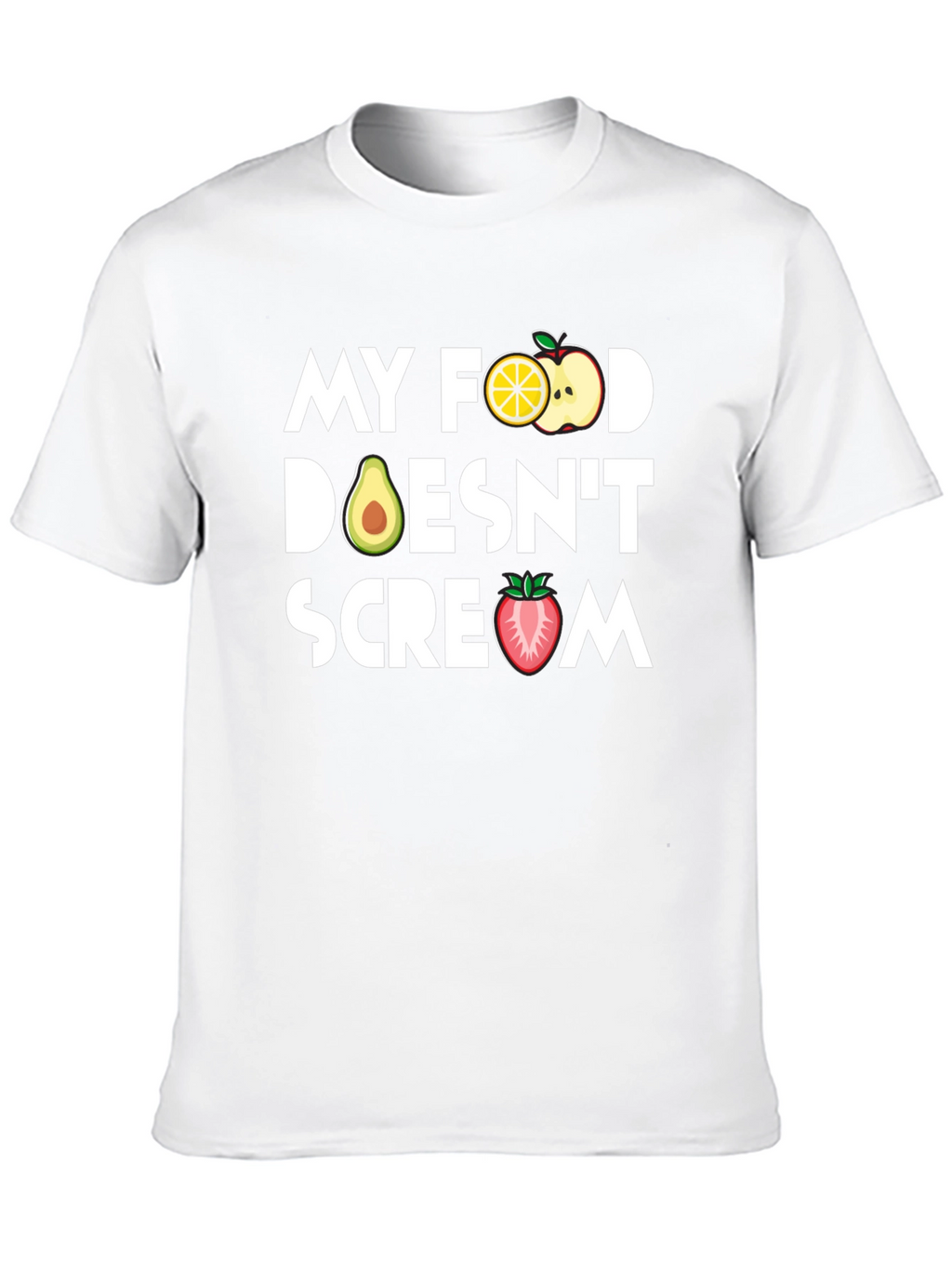 Vegan T-Shirt - My Food Doesnt Scream