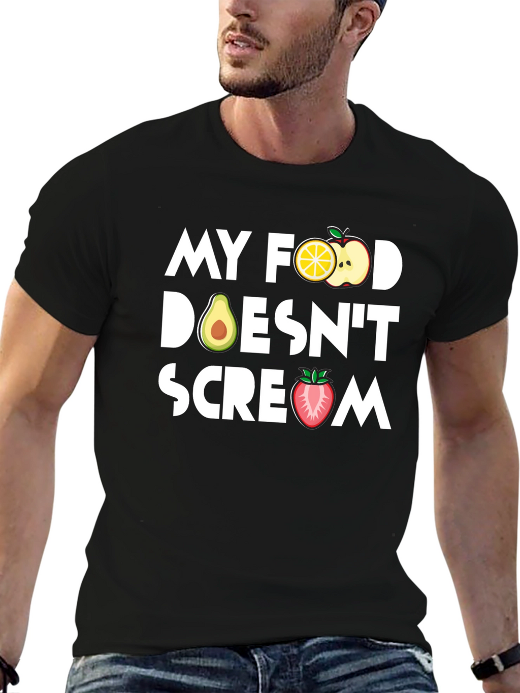 Vegan T-Shirt - My Food Doesnt Scream