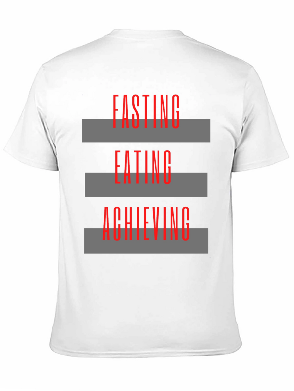 Fasting Eating Achieving Graphic Tee - Black