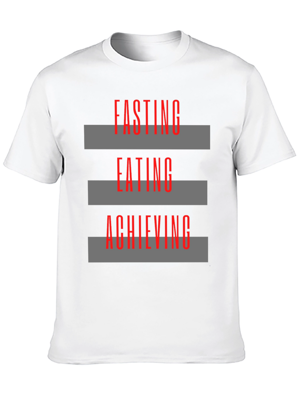 Fasting Eating Achieving Graphic Tee - Black