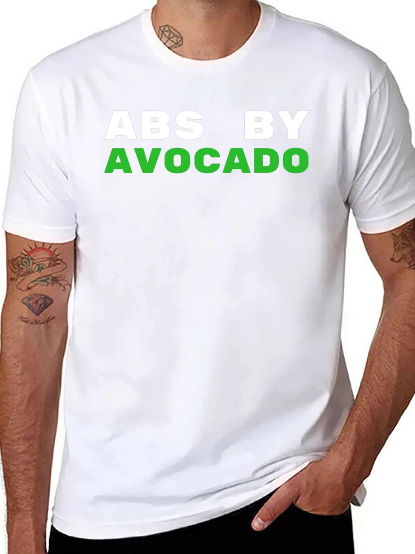 Abs by Avocado Graphic T-Shirt - Black