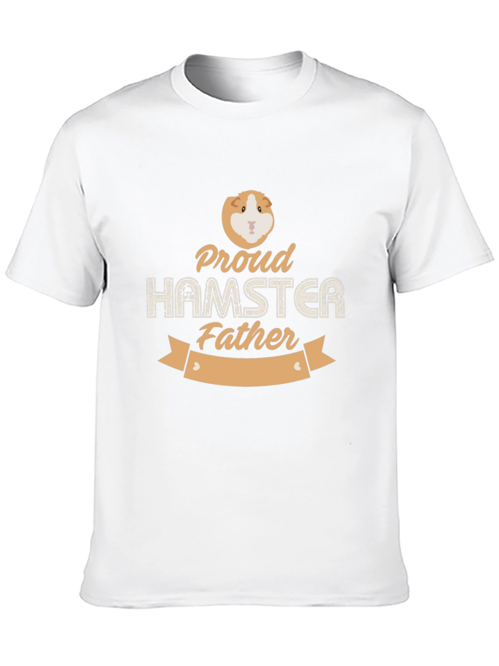 Proud Hamster Father T-Shirt - Black