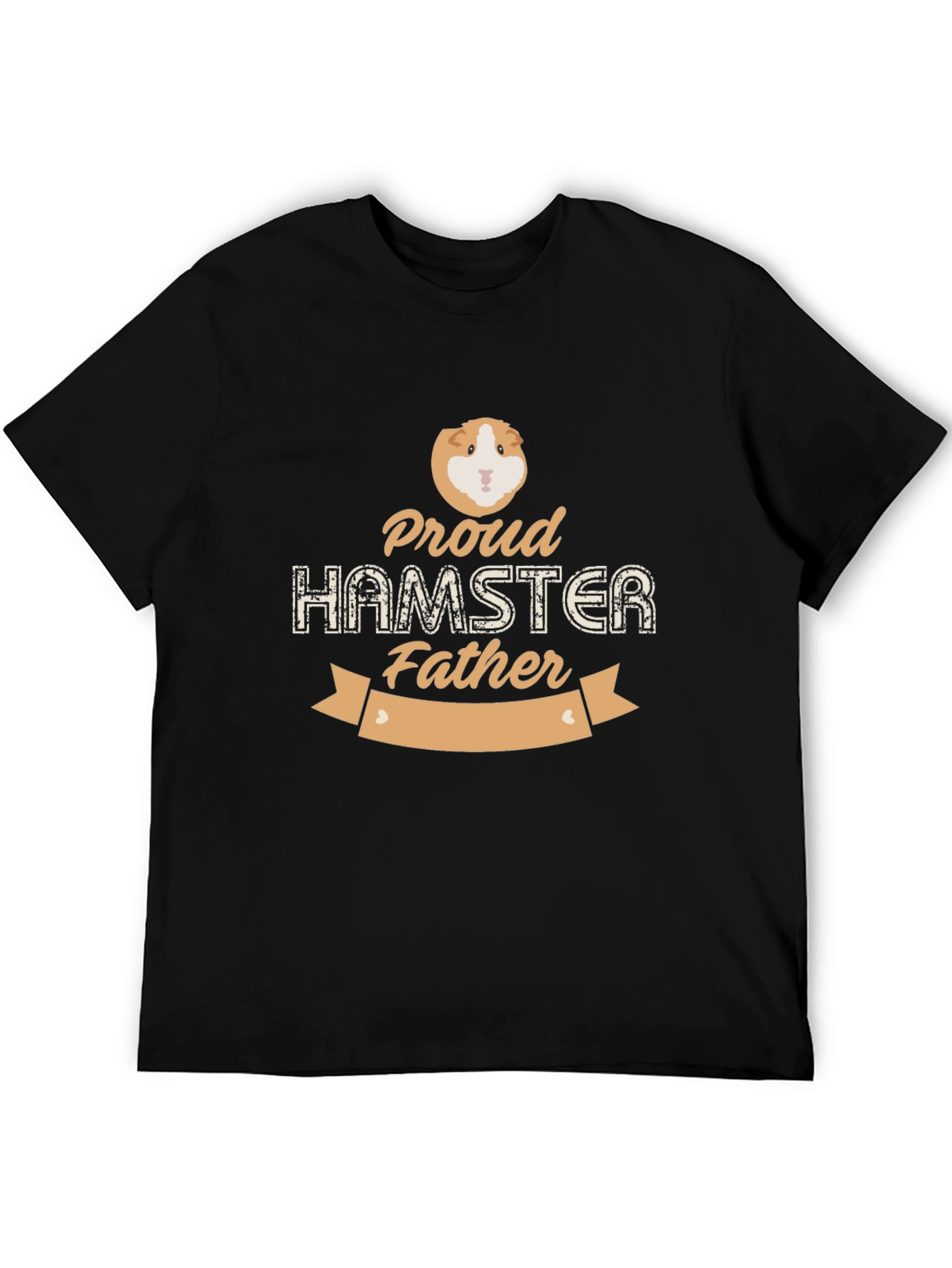 Proud Hamster Father T-Shirt - Black