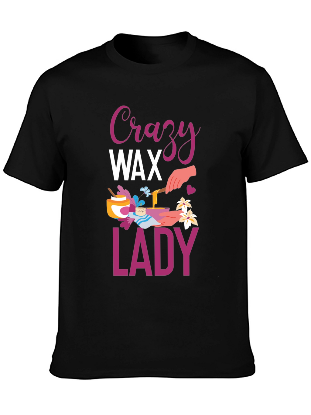 Crazy Wax Lady Graphic Tee