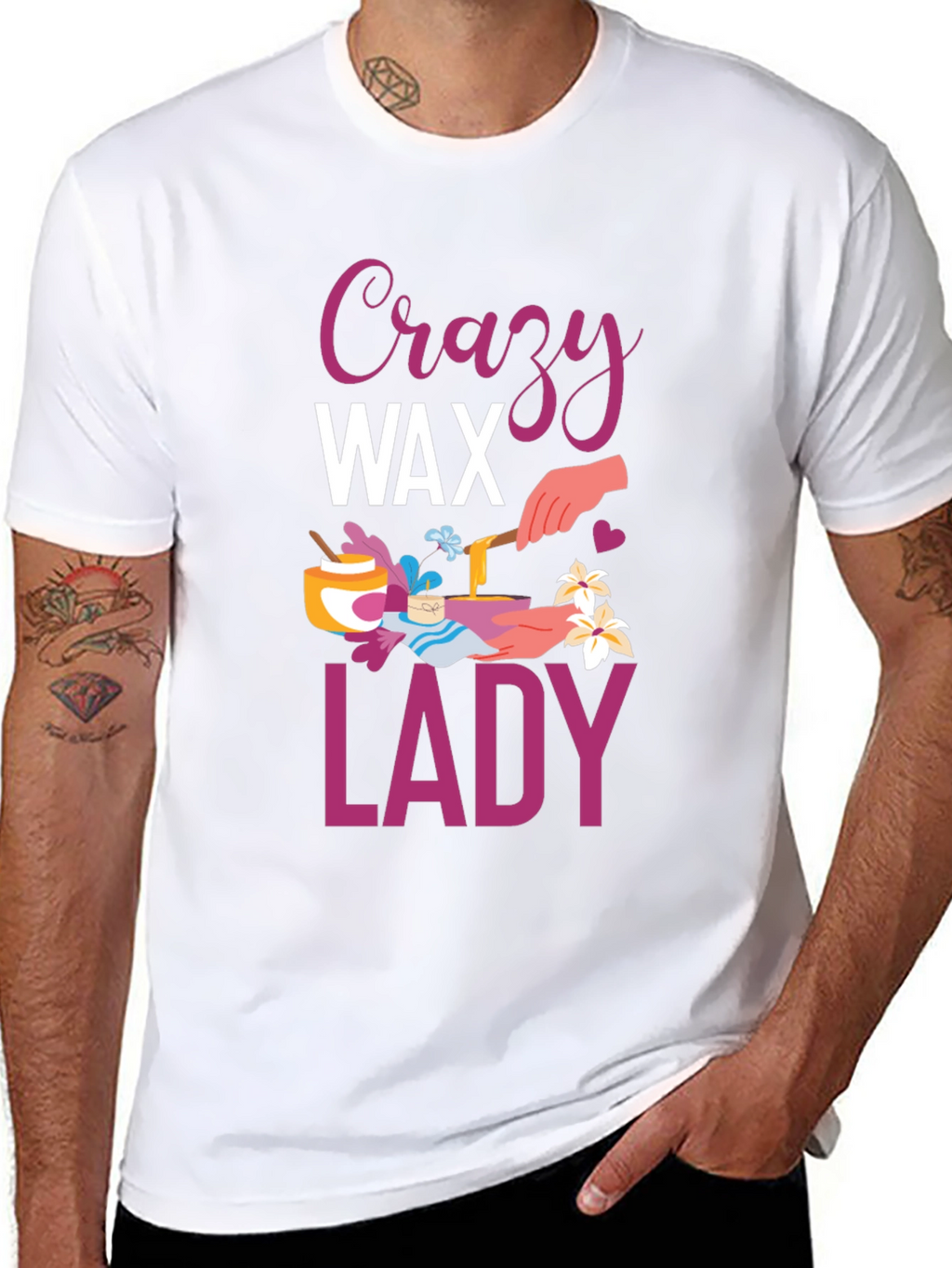 Crazy Wax Lady Graphic Tee