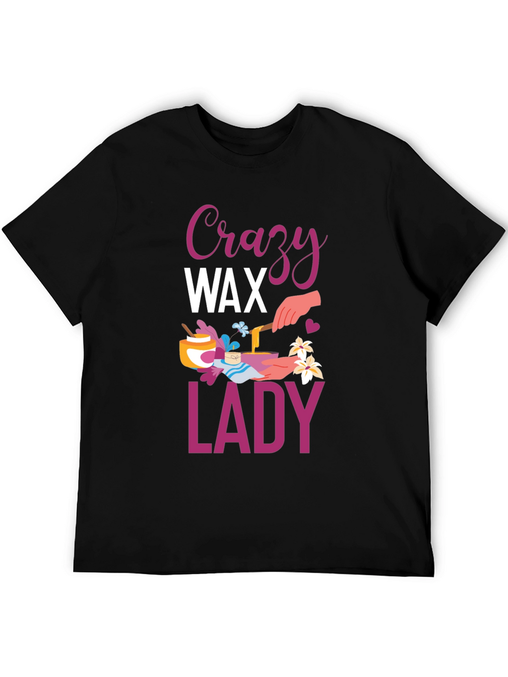 Crazy Wax Lady Graphic Tee