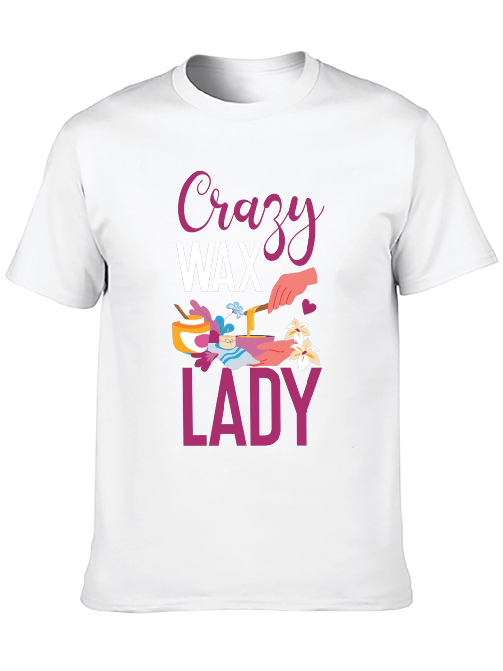 Crazy Wax Lady Graphic Tee
