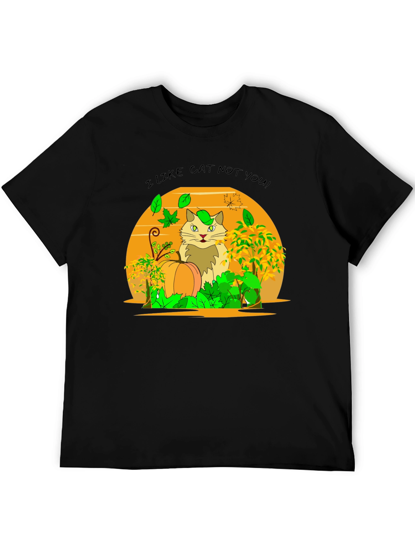 I Like Cat Not You! Novelty T-Shirt