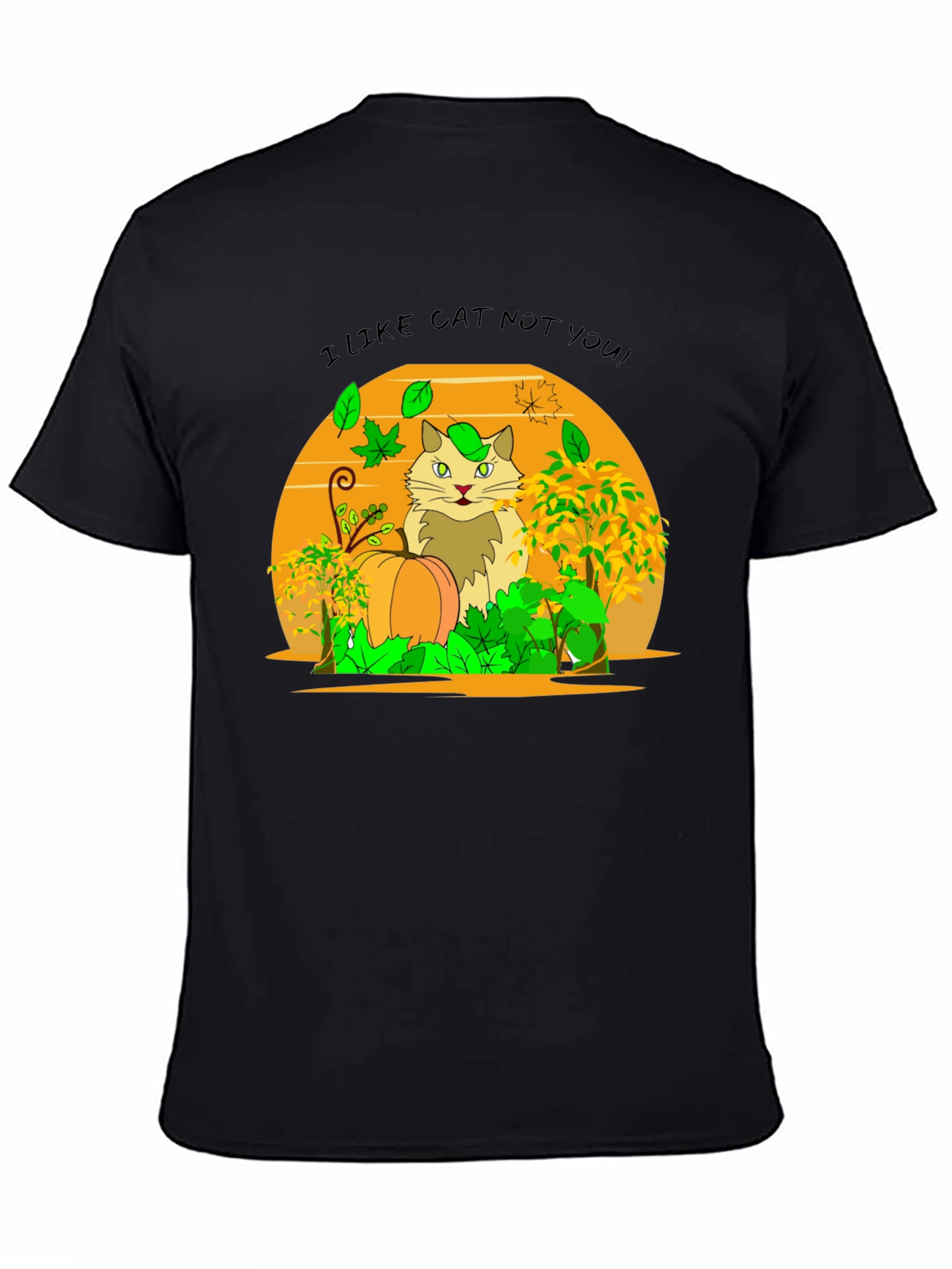 I Like Cat Not You! Novelty T-Shirt