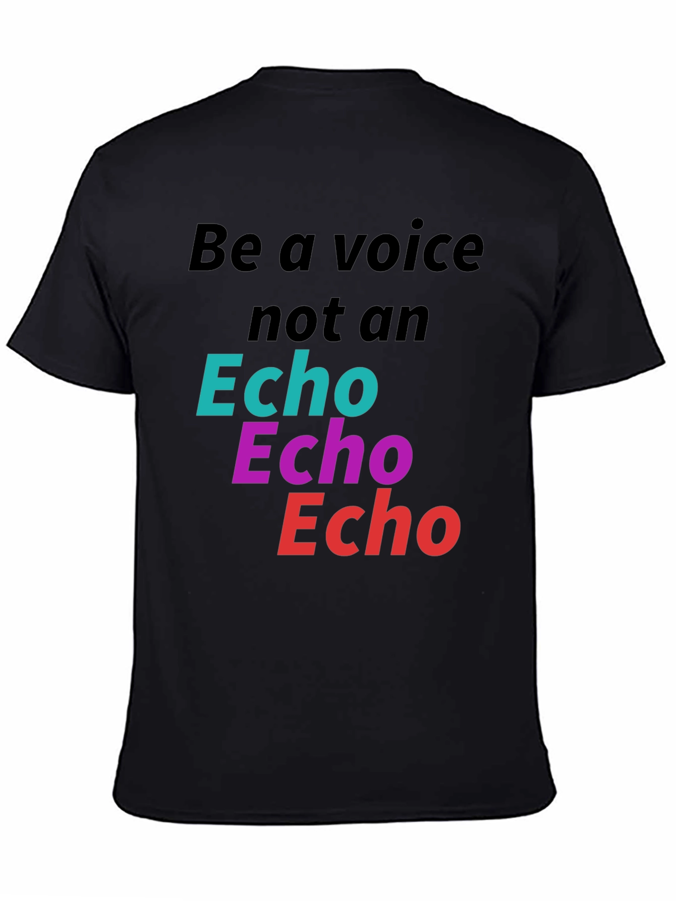 Be a Voice Tee - Bold Graphic Print Statement T-Shirt