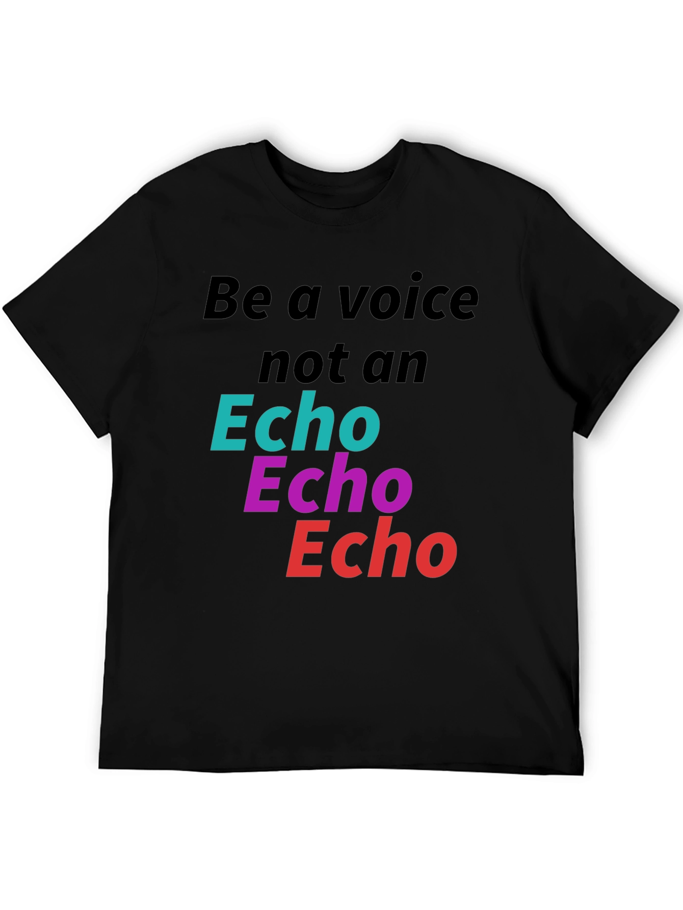 Be a Voice Tee - Bold Graphic Print Statement T-Shirt