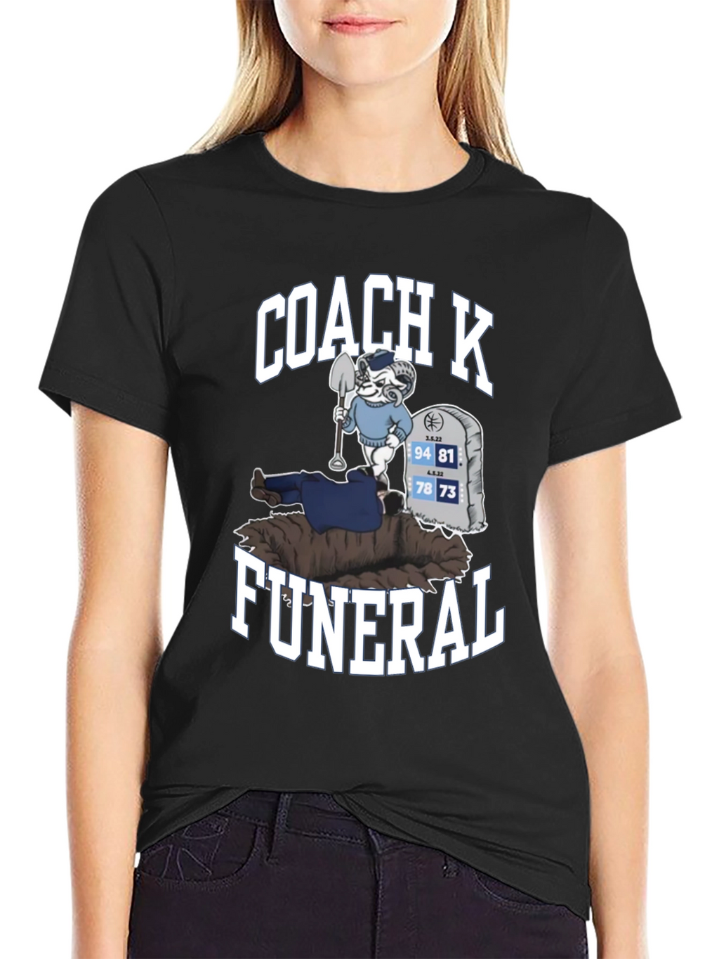 Coach K Funeral T-Shirt