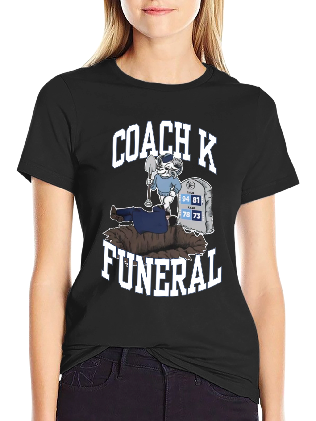 Coach K Funeral T-Shirt