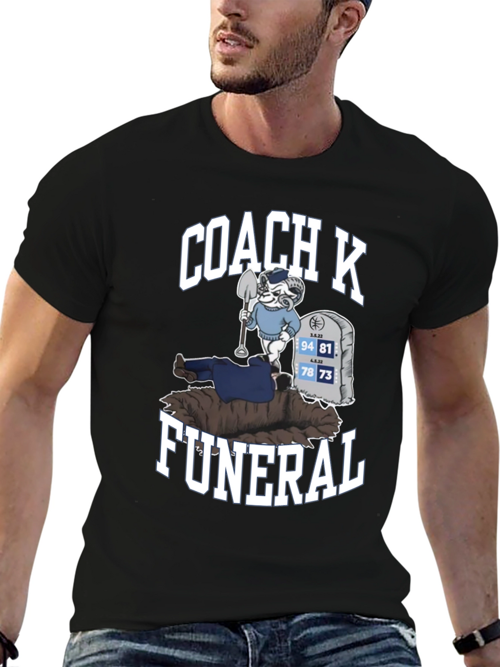 Coach K Funeral T-Shirt