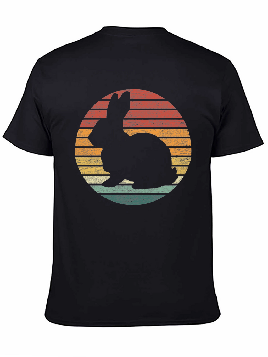 Retro Rabbit Sunset Graphic Tee