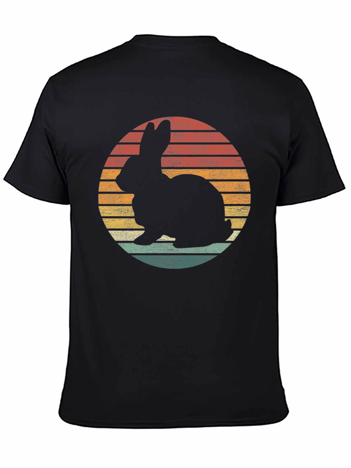 Retro Rabbit Sunset Graphic Tee