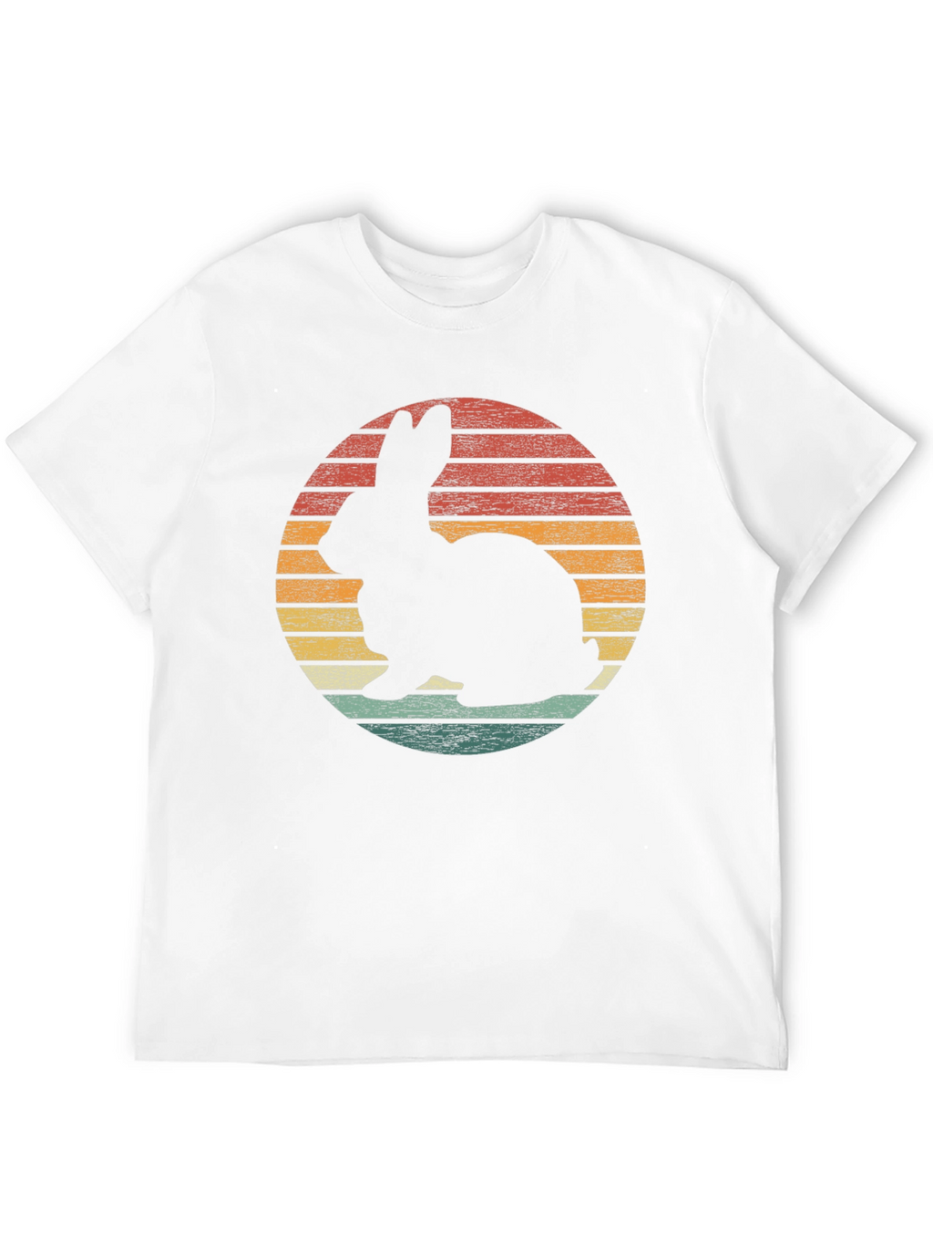 Retro Rabbit Sunset Graphic Tee