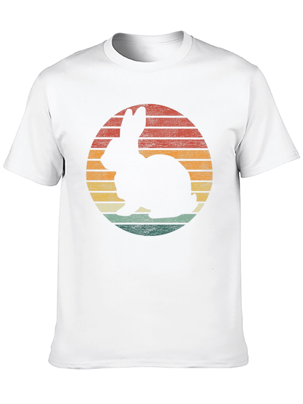 Retro Rabbit Sunset Graphic Tee