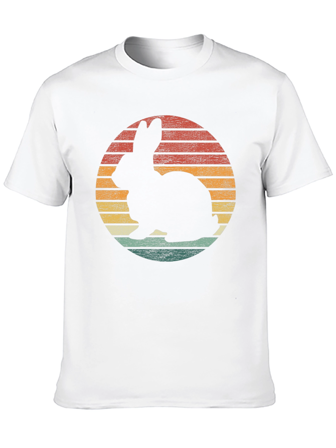 Retro Rabbit Sunset Graphic Tee