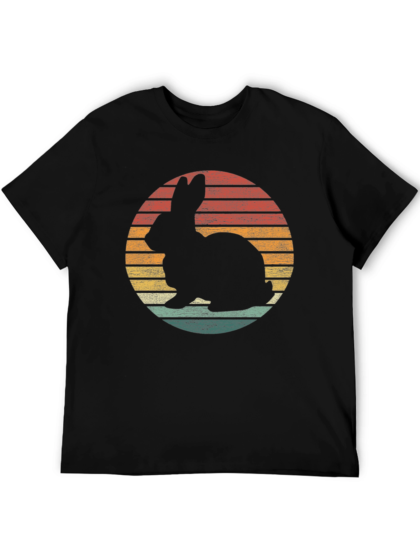 Retro Rabbit Sunset Graphic Tee