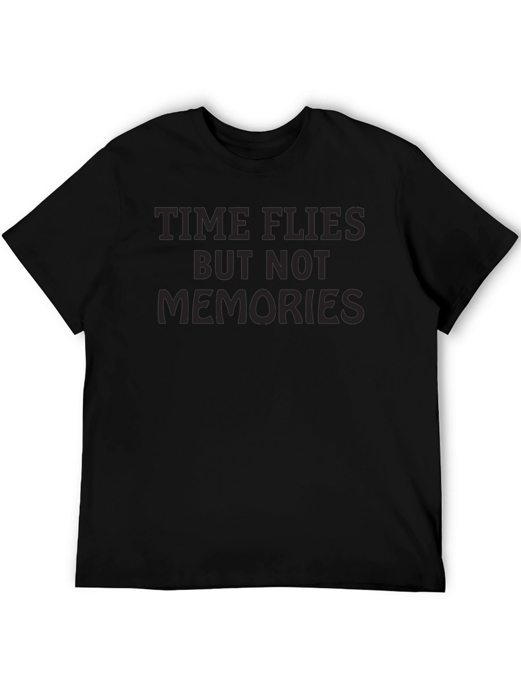 Time Flies Graphic Tee - Comfort Black T-Shirt