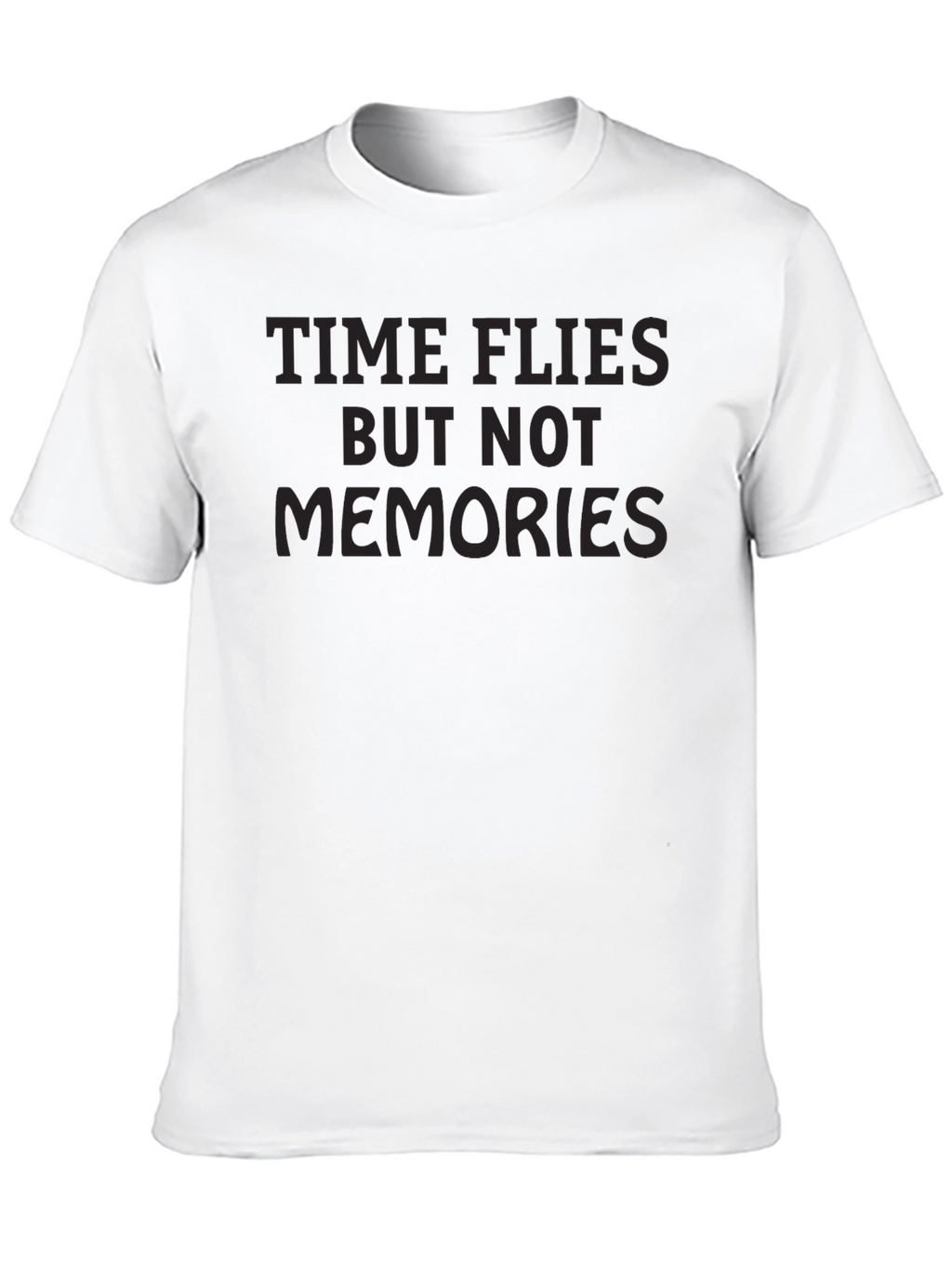 Time Flies Graphic Tee - Comfort Black T-Shirt