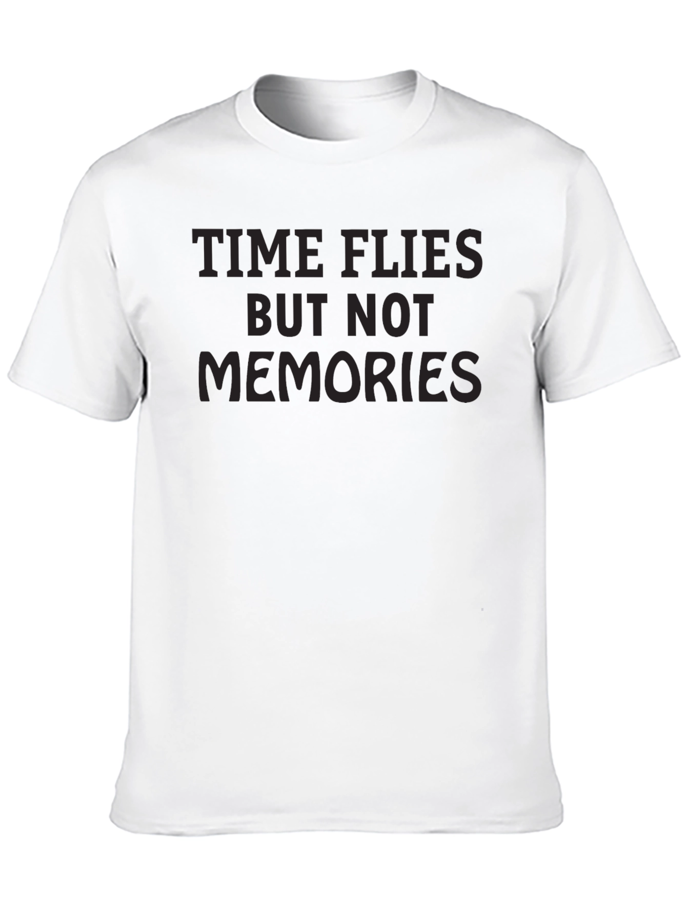 Time Flies Graphic Tee - Comfort Black T-Shirt