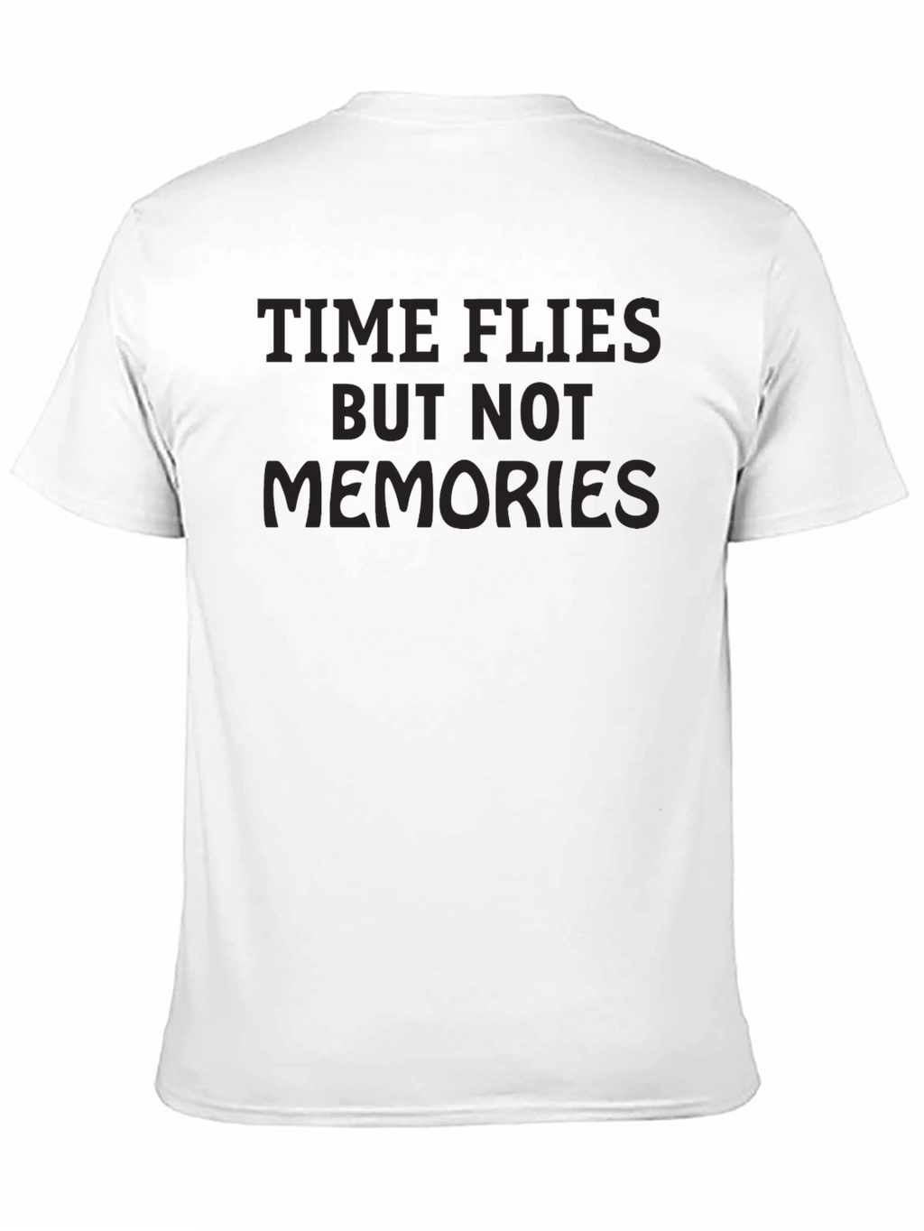 Time Flies Graphic Tee - Comfort Black T-Shirt