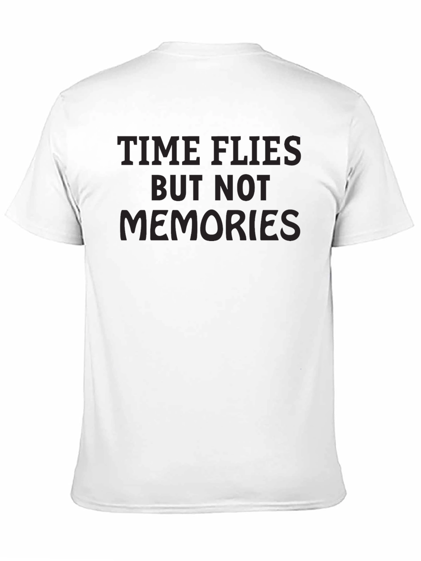 Time Flies Graphic Tee - Comfort Black T-Shirt