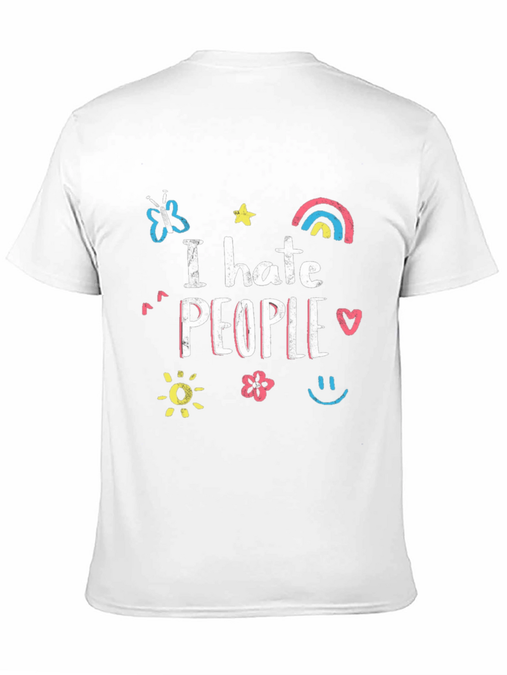 I Hate People Graphic Tee - Unisex Black T-Shirt
