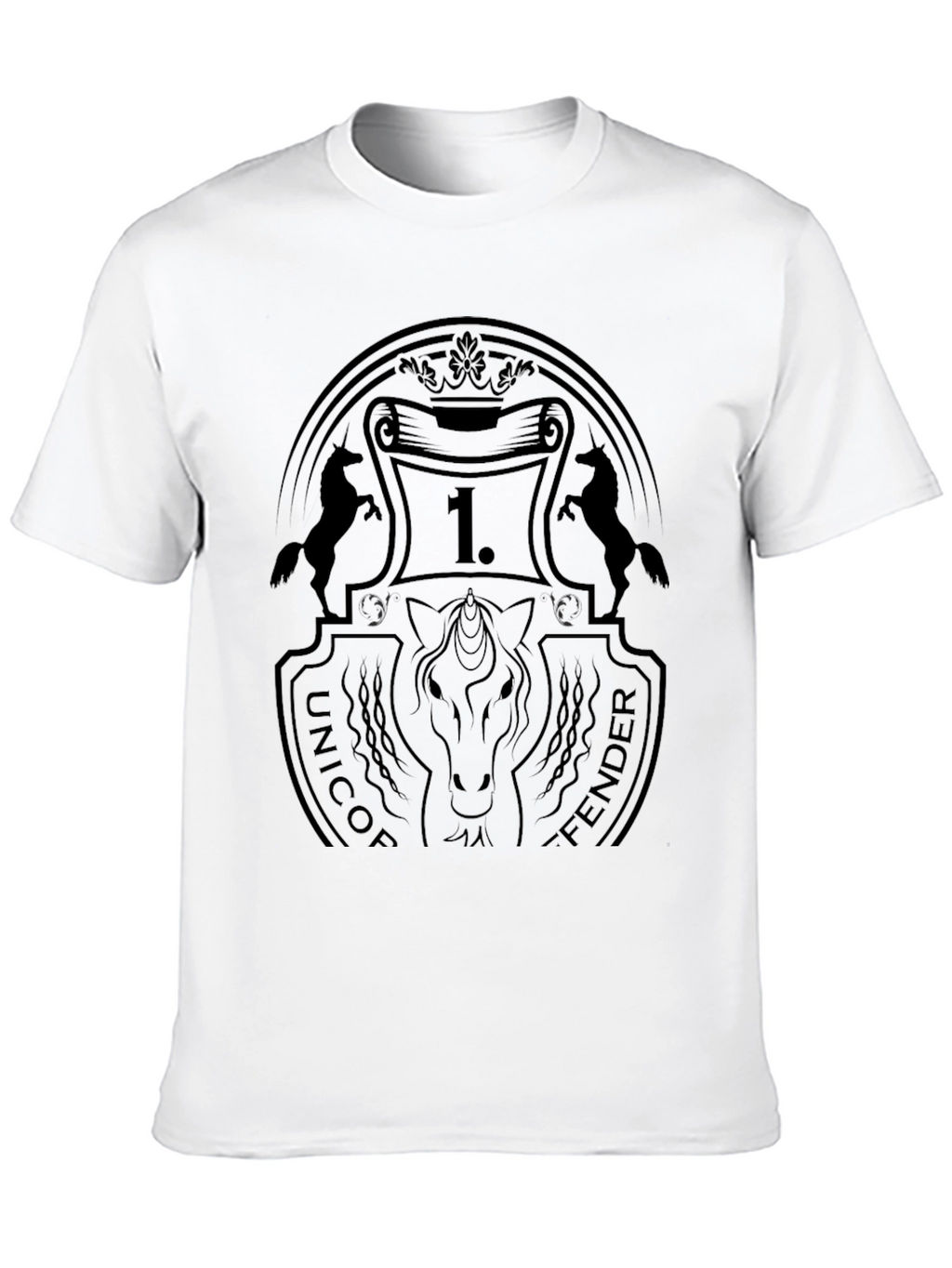 Unicorn Fender Graphic T-Shirt - Black