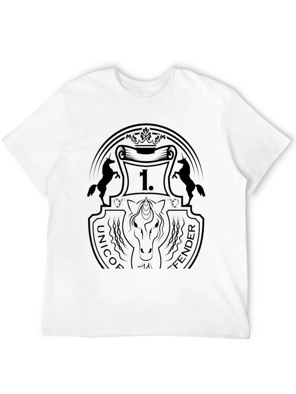 Unicorn Fender Graphic T-Shirt - Black