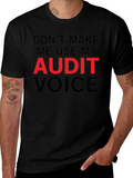 Audit Voice T-Shirt - Funny Accountant Shirt