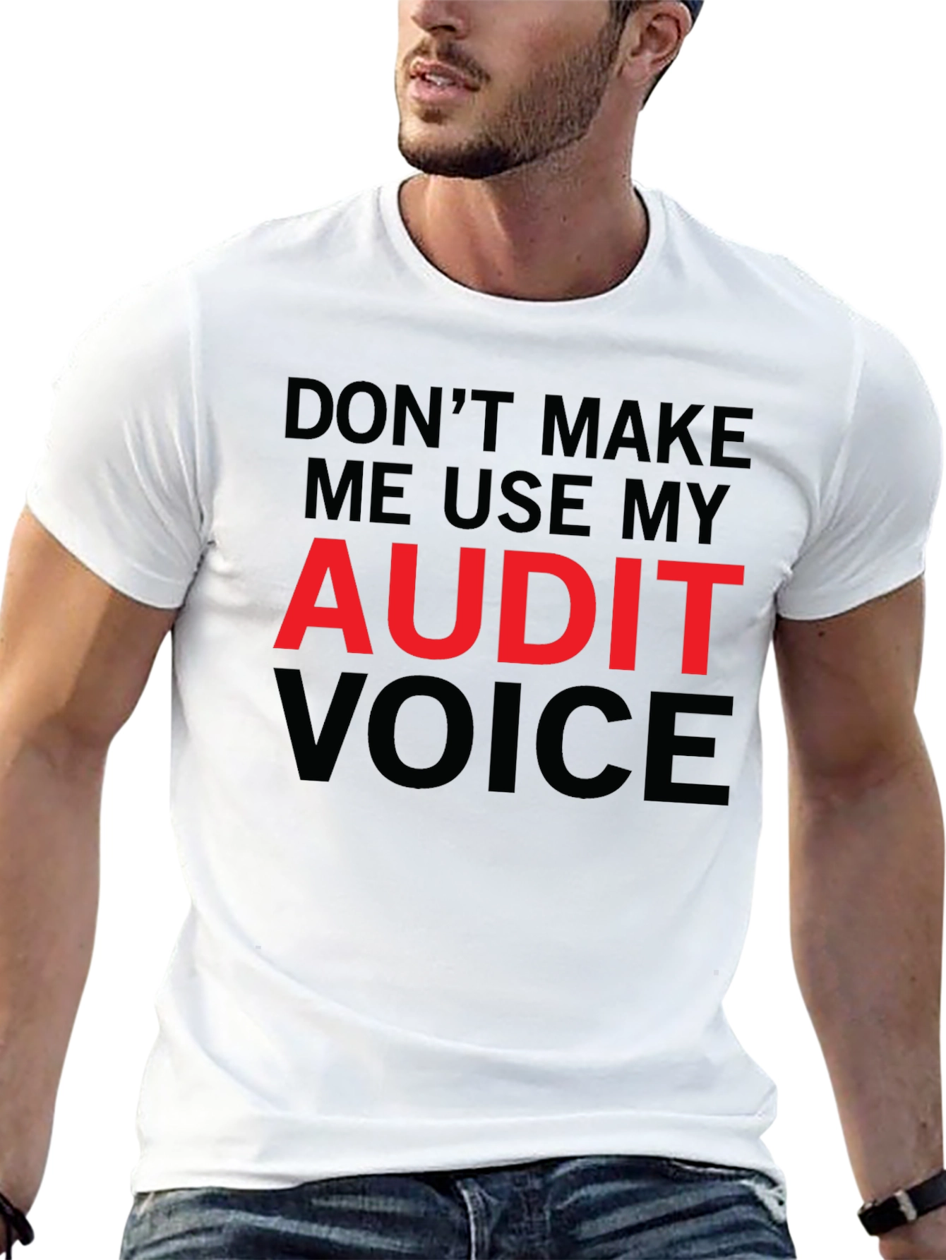 Audit Voice T-Shirt - Funny Accountant Shirt
