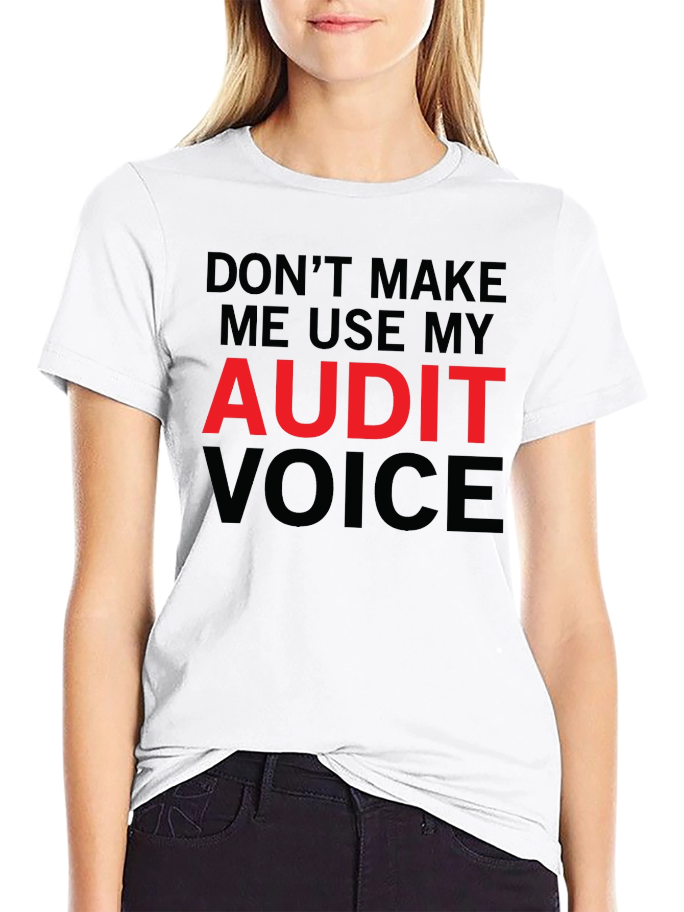 Audit Voice T-Shirt - Funny Accountant Shirt