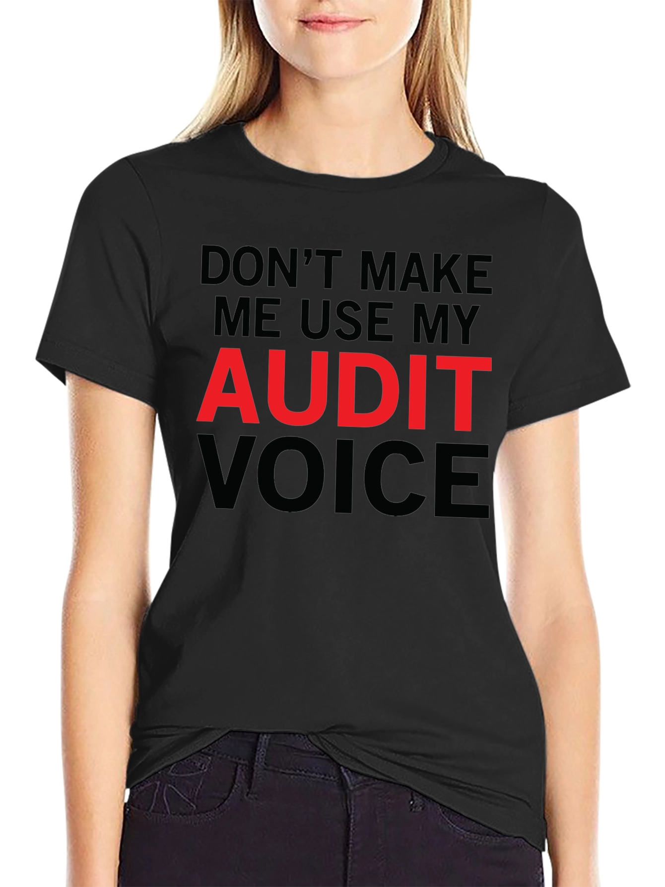Audit Voice T-Shirt - Funny Accountant Shirt