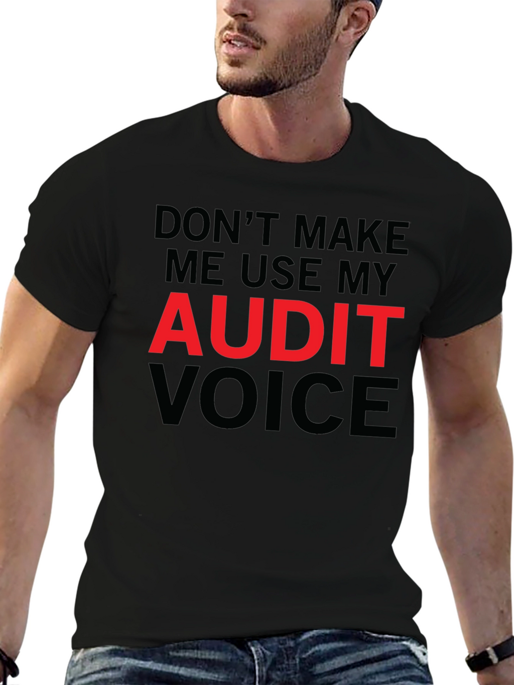 Audit Voice T-Shirt - Funny Accountant Shirt