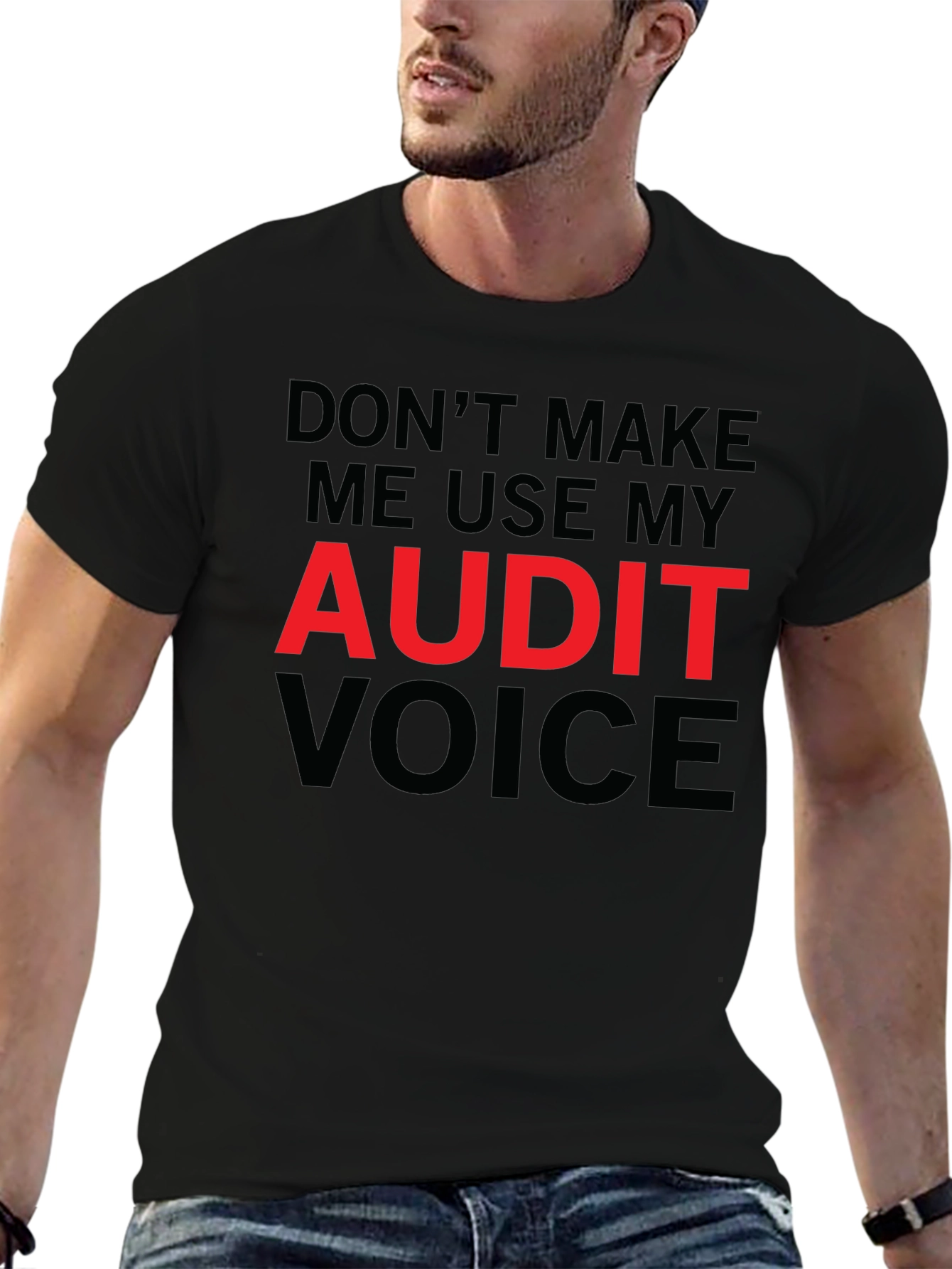 Audit Voice T-Shirt - Funny Accountant Shirt