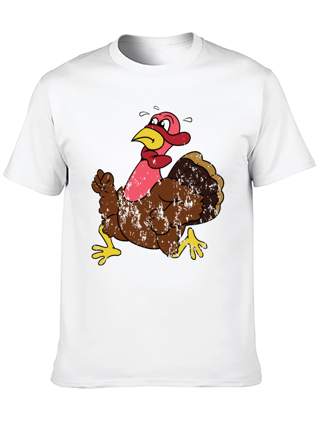 Funny Turkey Graphic T-Shirt - Thanksgiving Tee