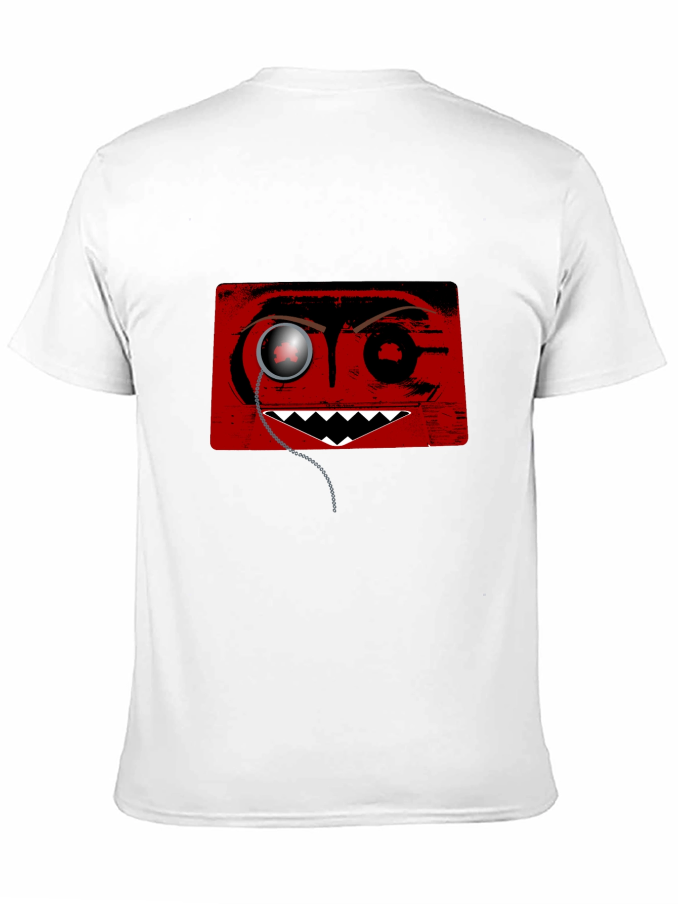 Monocle Monster Graphic Tee - Mens Black T-Shirt