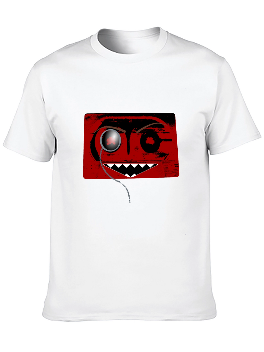 Monocle Monster Graphic Tee - Mens Black T-Shirt