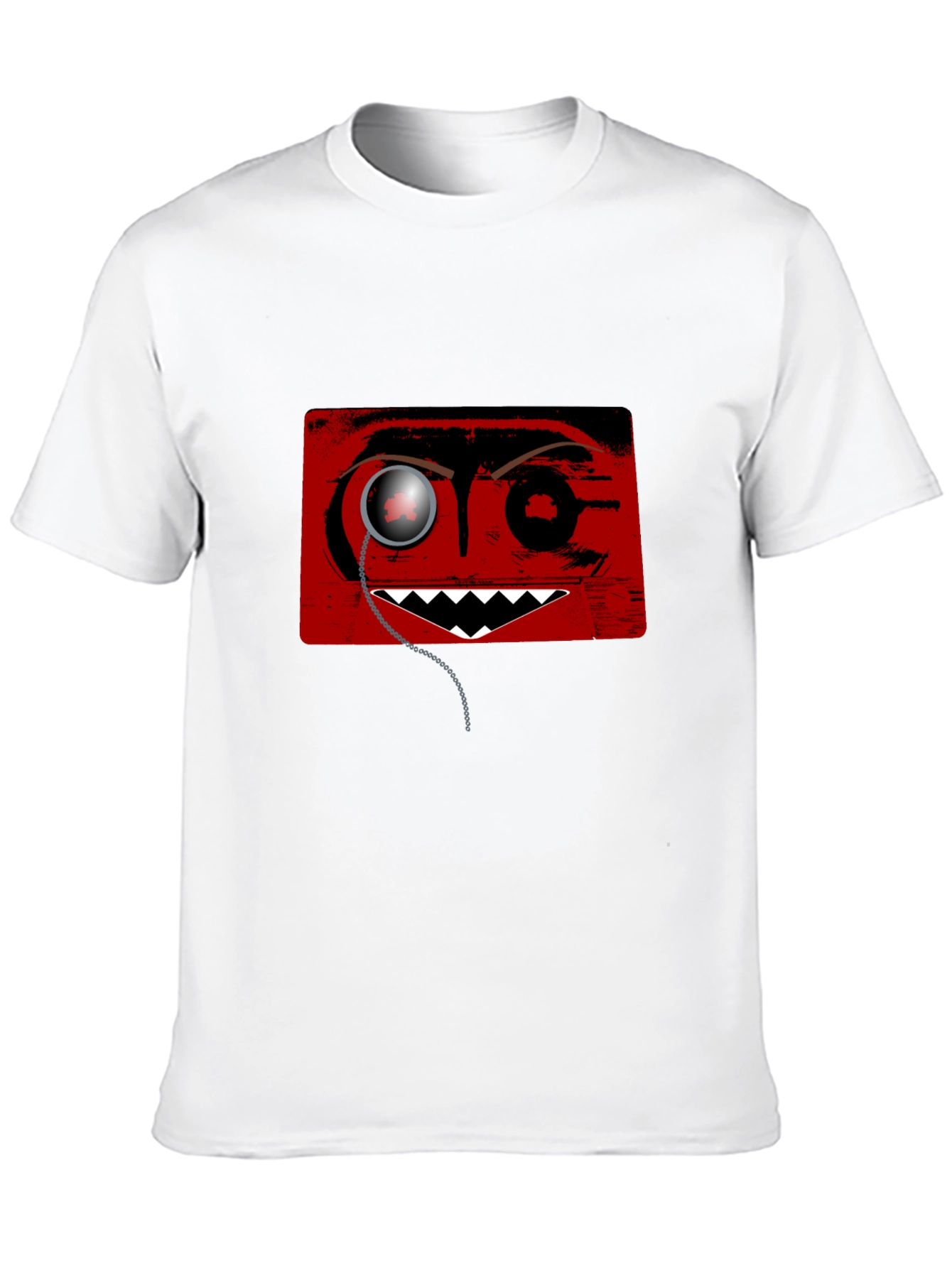 Monocle Monster Graphic Tee - Mens Black T-Shirt