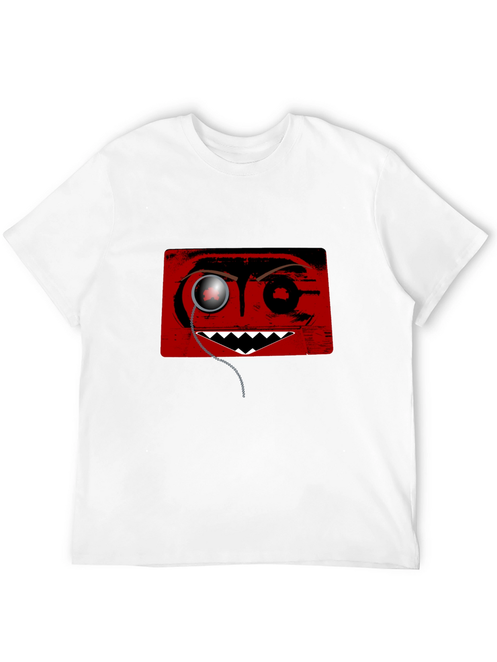 Monocle Monster Graphic Tee - Mens Black T-Shirt