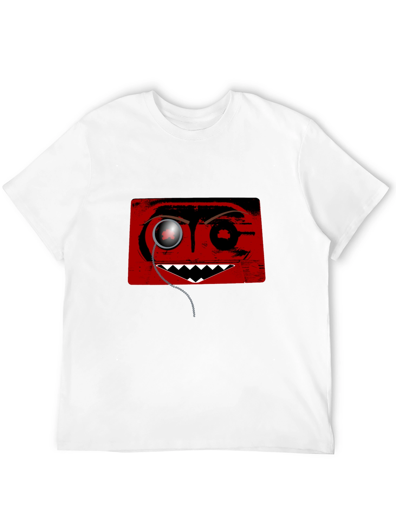 Monocle Monster Graphic Tee - Mens Black T-Shirt