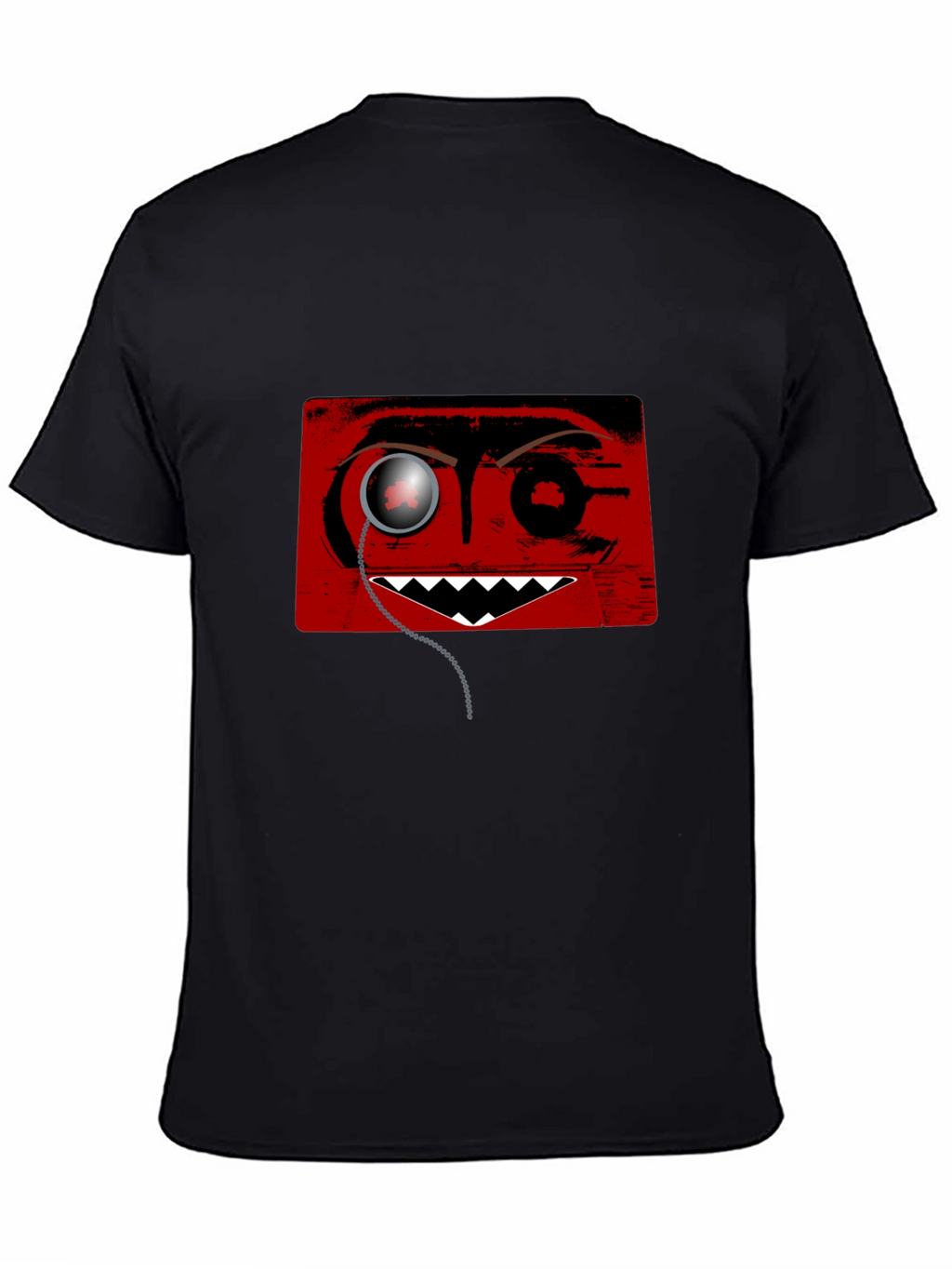Monocle Monster Graphic Tee - Mens Black T-Shirt