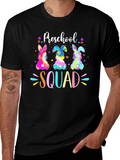 Preschool Squad Easter Bunny Tie-Dye T-Shirt
