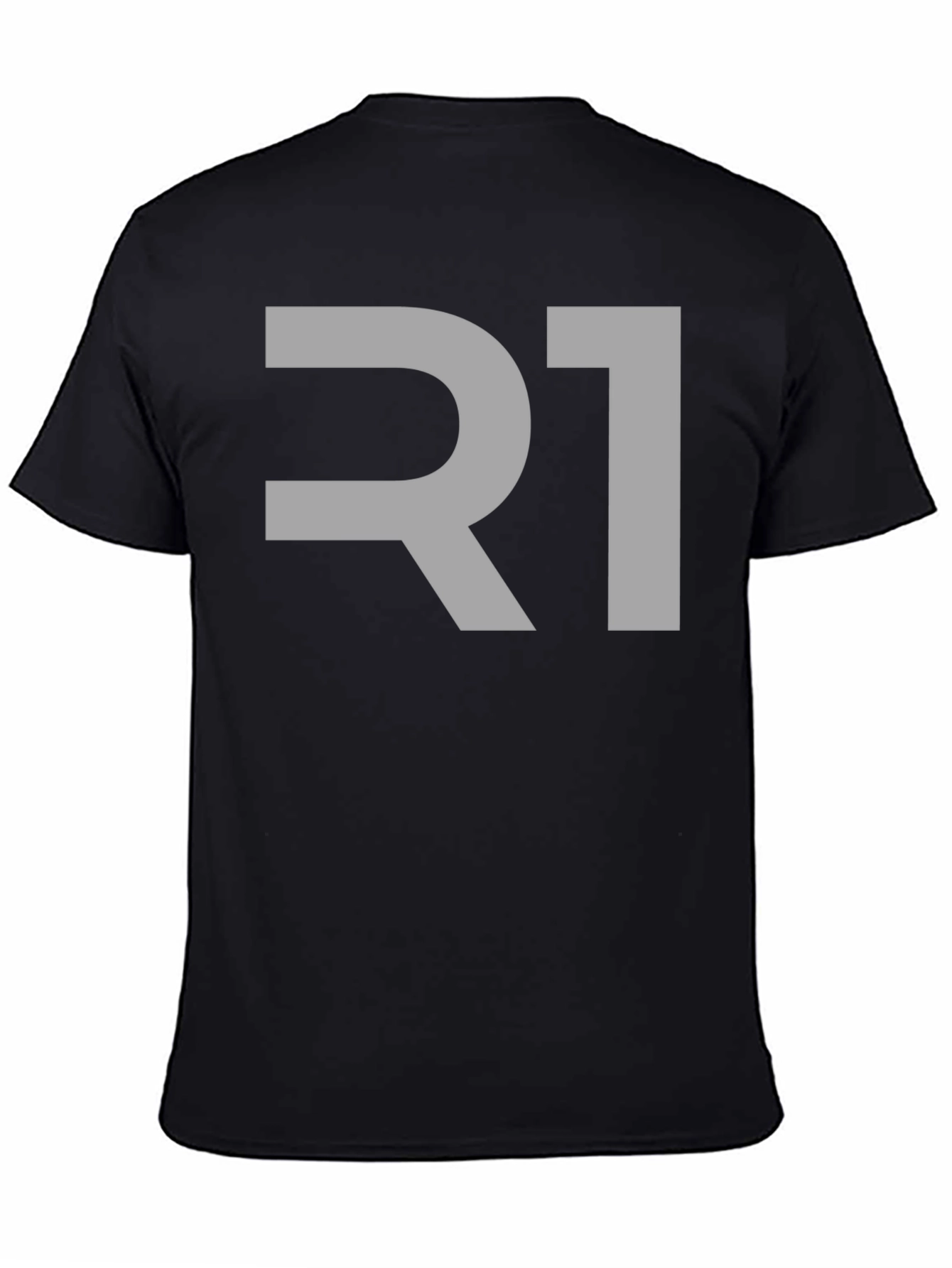 R1 Graphic Tee - Modern Black T-Shirt