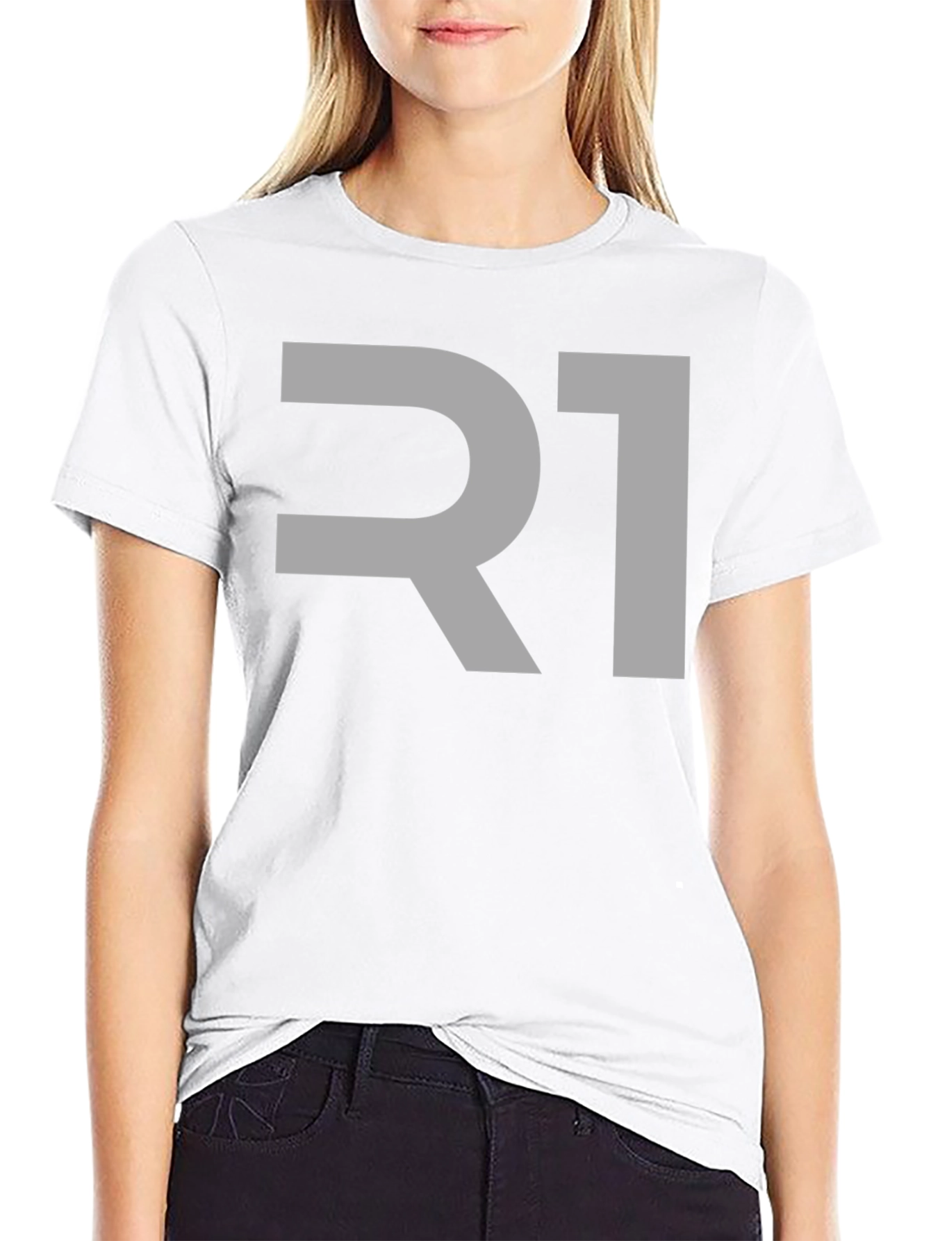 R1 Graphic Tee - Modern Black T-Shirt